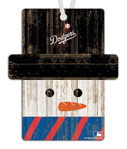 Fan Creations Ornament Los Angeles Dodgers Snowman Ornament