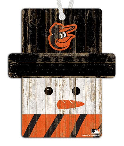 Fan Creations Ornament Baltimore Orioles Snowman Ornament