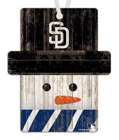 Fan Creations Ornament San Diego Padres Snowman Ornament