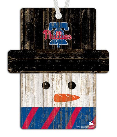 Fan Creations Ornament Philadelphia Phillies Snowman Ornament