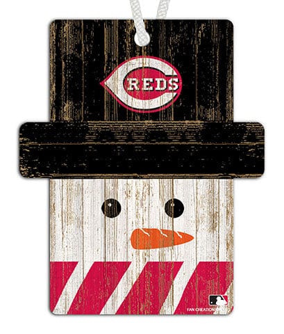 Fan Creations Ornament Cincinnati Reds Snowman Ornament