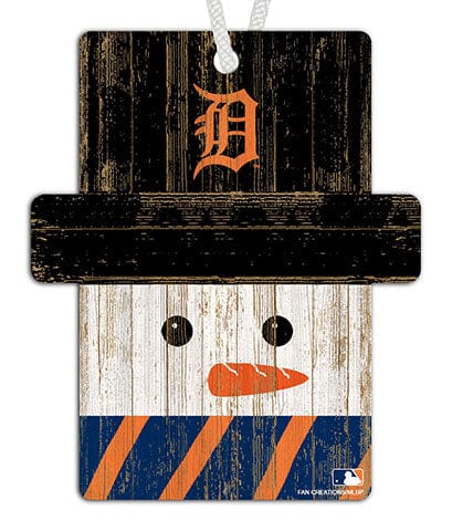 Fan Creations Ornament Detroit Tigers Snowman Ornament