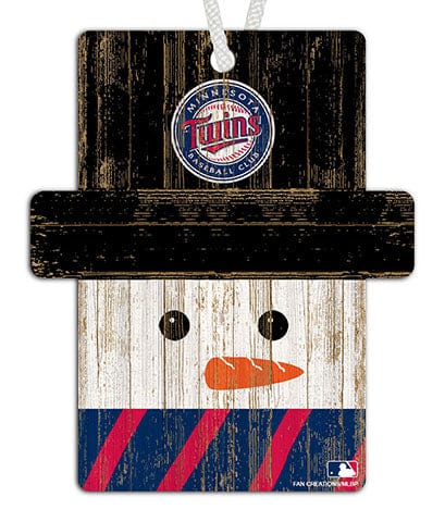 Fan Creations Ornament Minnesota Twins Snowman Ornament