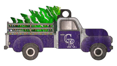 Fan Creations Holiday Home Decor Colorado Rockies Truck Ornament