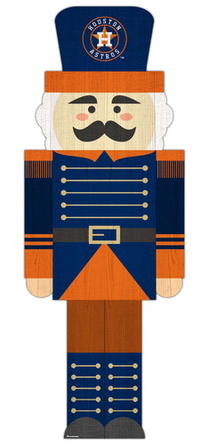 Fan Creations Holiday Home Decor Houston Astros Nutcracker 31in Leaner