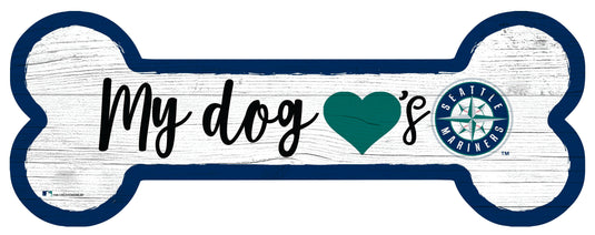 Fan Creations 6x12 Horizontal Seattle Mariners Dog Bone Sign