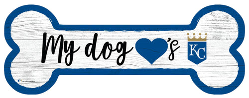 Fan Creations 6x12 Horizontal Kansas City Royals Dog Bone