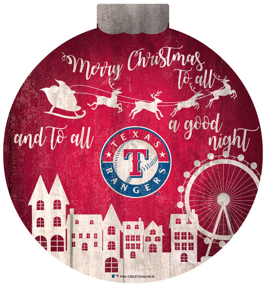 Fan Creations Holiday Home Decor Texas Rangers Color