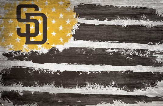 Fan Creations Home Decor San Diego Padres   Flag 17x26