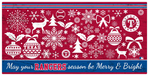 Fan Creations Holiday Home Decor Texas Rangers Color