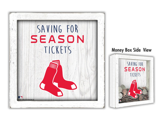 Fan Creations Desktop Stand Boston Red Sox Saving For Tickets Money Box