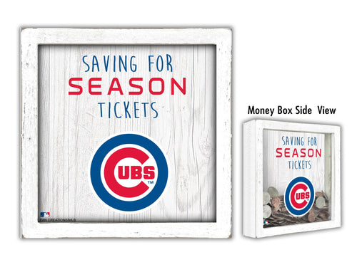 Fan Creations Desktop Stand Chicago Cubs Saving For Tickets Money Box