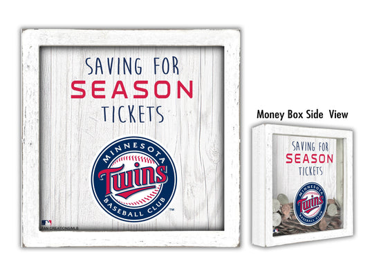 Fan Creations Desktop Stand Minnesota Twins Saving For Tickets Money Box