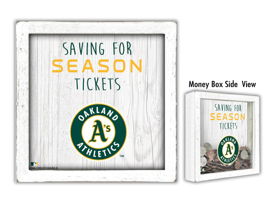 Fan Creations Desktop Stand Oakland Athletics Saving For Tickets Money Box