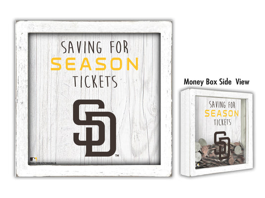 Fan Creations Desktop Stand San Diego Padres Saving For Tickets Money Box