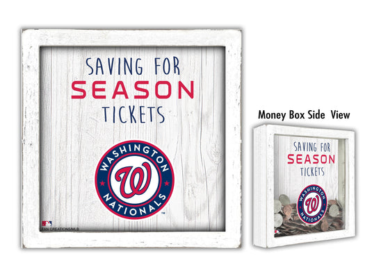 Fan Creations Desktop Stand Washington Nationals Saving For Tickets Money Box