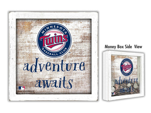 Fan Creations Desktop Stand Minnesota Twins Adventure Awaits Money Box