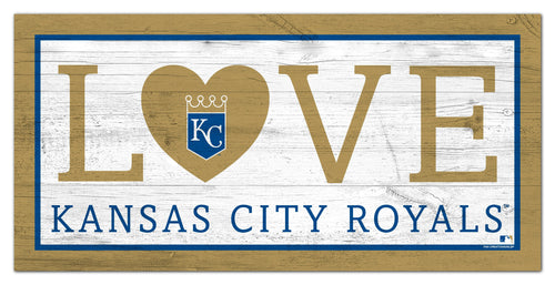 Fan Creations 6x12 Sign Kansas City Royals Love 6x12 Sign