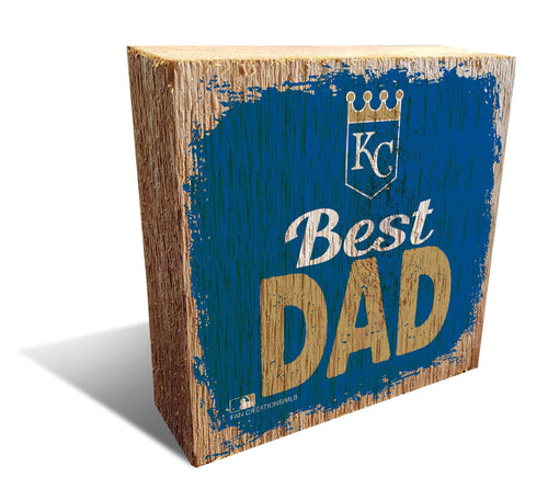 Fan Creations Desktop Stand Kansas City Royals Best Dad Block