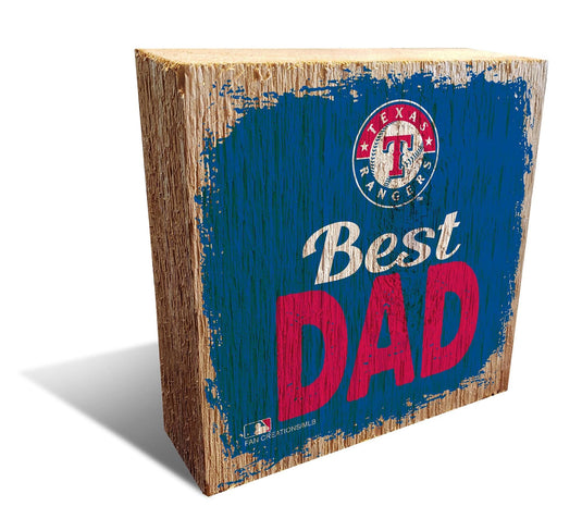 Fan Creations Desktop Stand Texas Rangers Color