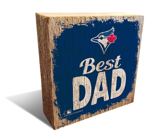 Fan Creations Desktop Stand Toronto Blue Jays Best Dad Block