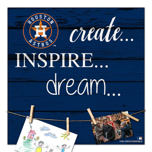 Fan Creations Desktop Stand Houston Astros Create Dream Inspire 18x18