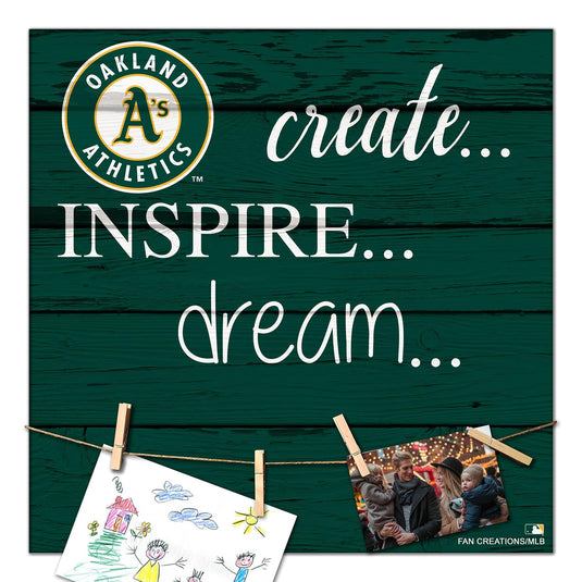 Fan Creations Desktop Stand Oakland Athletics Create Dream Inspire 18x18