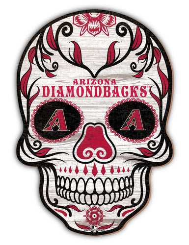 Fan Creations Holiday Home Decor Arizona Diamondbacks Sugar Skull 12in