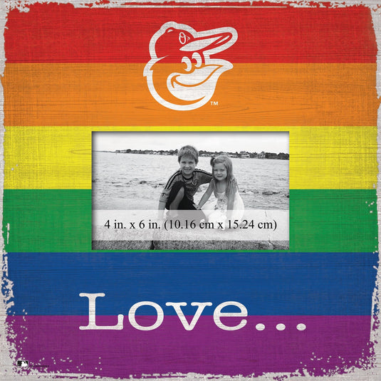 Fan Creations Home Decor Baltimore Orioles  Love Pride 10x10 Frame