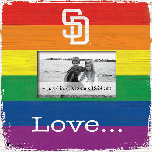 Fan Creations Home Decor San Diego Padres  Love Pride 10x10 Frame