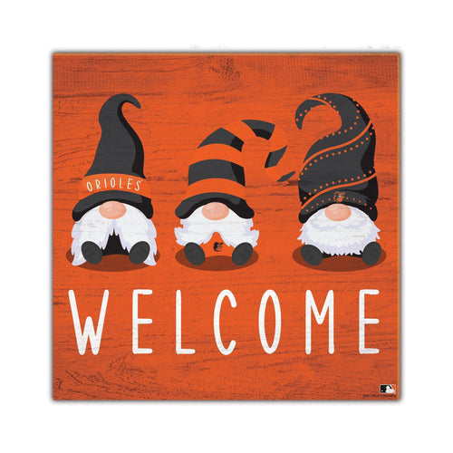 Fan Creations Home Decor Baltimore Orioles   Welcome Gnomes