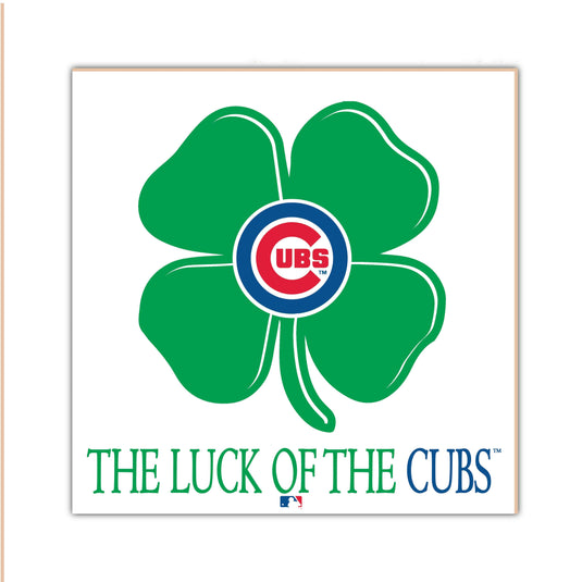 Fan Creations Home Decor Chicago Cubs   Luck Of The Team 10x10