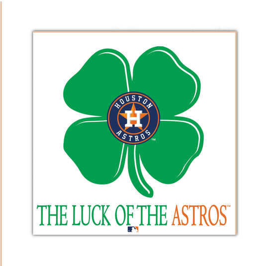 Fan Creations Home Decor Houston Astros   Luck Of The Team 10x10