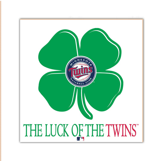 Fan Creations Home Decor Minnesota Twins   Luck Of The Team 10x10