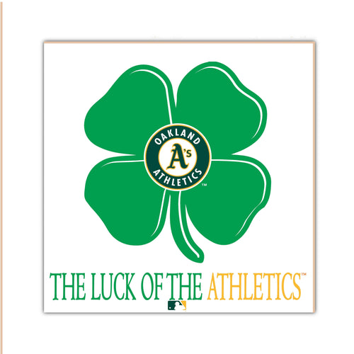 Fan Creations Home Decor Oakland Athletics   Luck Of The Team 10x10