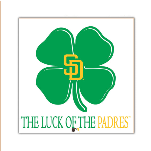 Fan Creations Home Decor San Diego Padres   Luck Of The Team 10x10