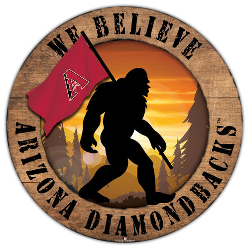 Fan Creations Wall Decor Arizona Diamondbacks Bigfoot 12in Circle