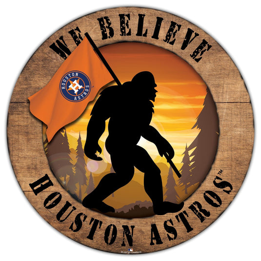 Fan Creations Wall Decor Houston Astros Bigfoot 12in Circle