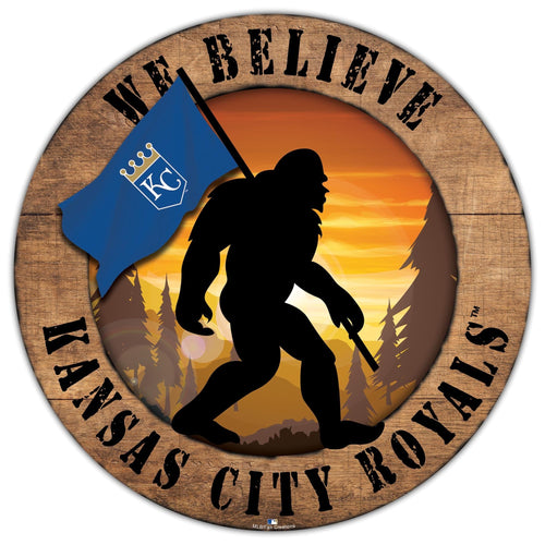 Fan Creations Wall Decor Kansas City Royals Bigfoot 12in Circle