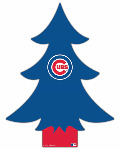 Fan Creations Desktop Tree Chicago Cubs Team Color Desktop Tree 12in