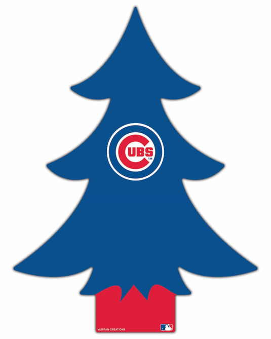 Fan Creations Desktop Tree Chicago Cubs Team Color Desktop Tree 12in