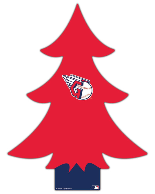 Fan Creations Desktop Tree Cleveland Guardians Team Color Desktop Tree 12in