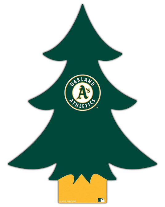 Fan Creations Desktop Tree Oakland Athletics Team Color Desktop Tree 12in