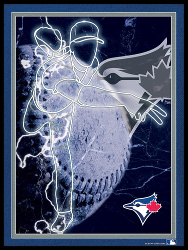 Fan Creations Wall Decor Toronto Blue Jays Neon Player 12x16