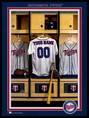 Fan Creations Wall Decor Minnesota Twins Locker Room Single Jersey 12x16