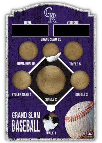 Fan Creations Gameday Games Colorado Rockies Baseball Bean Bag Toss