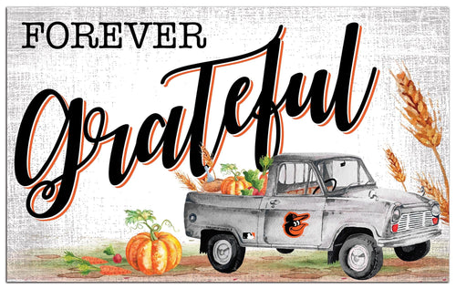 Fan Creations Holiday Home Decor Baltimore Orioles Forever Grateful 11x19