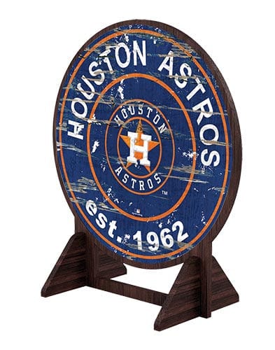 Fan Creations Desktop Stand Houston Astros Desktop Circle Logo Stand