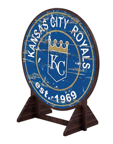 Fan Creations Desktop Stand Kansas City Royals Desktop Circle Logo Stand