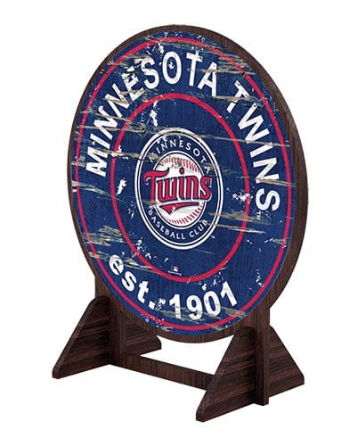 Fan Creations Desktop Stand Minnesota Twins Desktop Circle Logo Stand